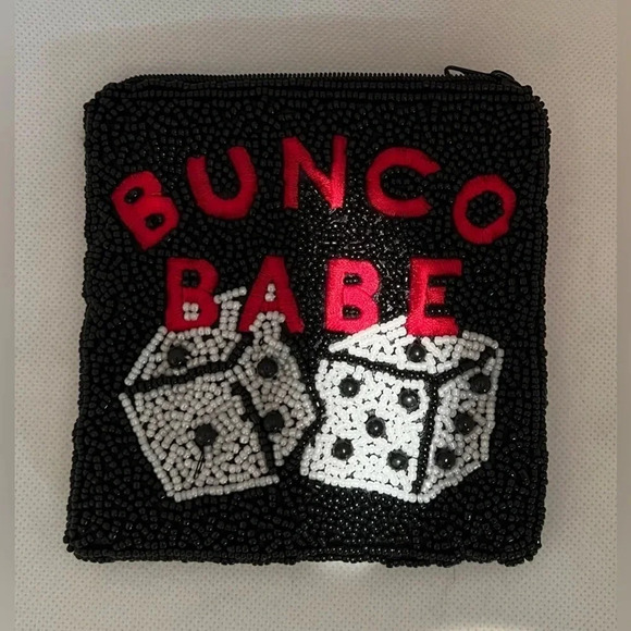 C. Marie Bags | Bunco Babe beaded coin purse. - Picture 3 of 9